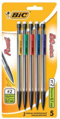 Pencil Bic 5/Pk .7