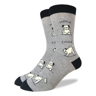 Sock Mens Yoga Pug