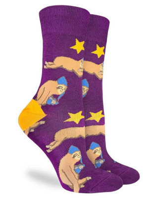 Sock Womens Sleepy Sloth