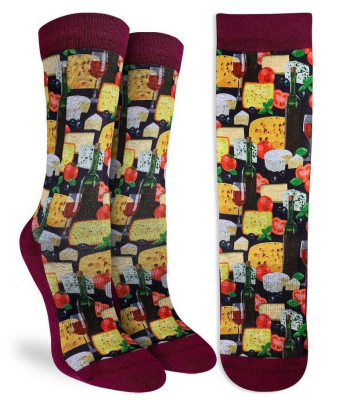 Sock Women's Wine & Cheese