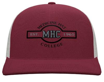 Hat Mhc Maroon/White