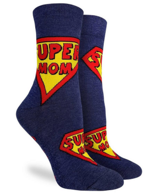 Sock Womens Super Mom